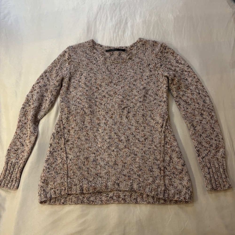 Kensie Sweater Knit Pullover Multi Color Long Sleeve Casual Women's M